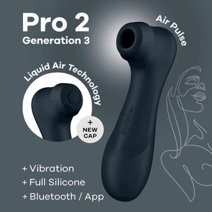 Satisfyer Pro 2 Generation 3 with App Control - Dark Grey