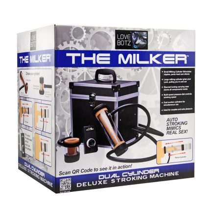 LoveBotz The Milker Dual Cylinder Deluxe Stroking Machine