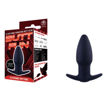 Butt Fun Rechargeable Butt Plug - Black