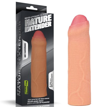 Nature Extender 1'' Silicone Uncut Sleeve