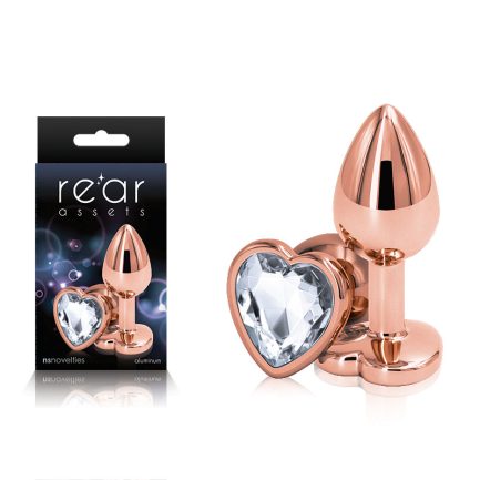 Rear Assets Rose Gold Heart Small