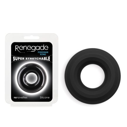 Renegade Fireman Ring - Medium - Black