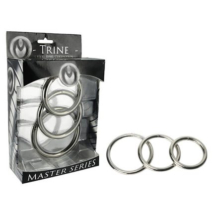 Master Series Trine Steel Ring Collection