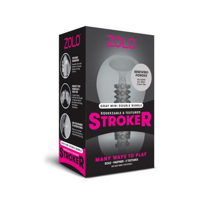 Zolo Grey Mini Double Bubble Stroker